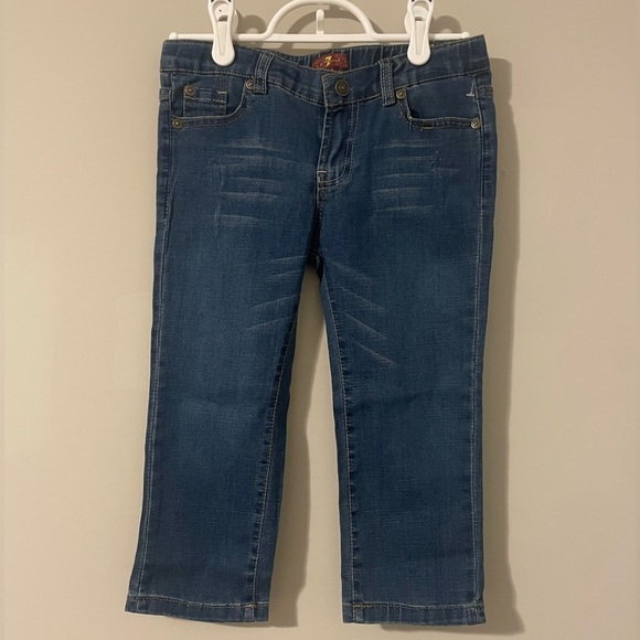 NWOT - 7 For All Mankind Jeans - Size 3T - Dark Blue - Picture 1 of 2